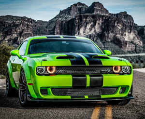 Green Mustang